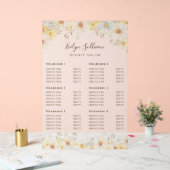 Prijslijst voor dagen acryl bord (Huwelijk)