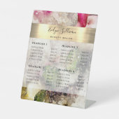 Prijslijst voor groene roze Waterverf Reclamebord Met Voetstuk (Voorkant)