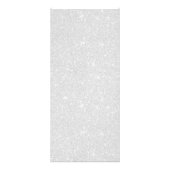 Prijslijst voor hare Stylist Moderne Silver Glitte Reclamekaart (Achterkant)