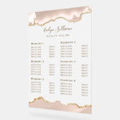 Prijslijst voor ivoor Blush Agate Acryl Bord (Hoek)