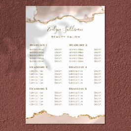 Prijslijst voor ivoor Blush Agate Poster