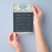 Prijslijst voor juwelen reparatie met mousserende  flyer (Hand)