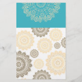 Prijslijst voor kapper schoonheidssalon visagist flyer (Achterkant)