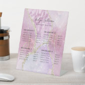 Prijslijst voor onechte pearlescent effect Beauty Reclamebord Met Voetstuk (Insitu)