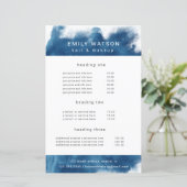 prijslijst voor zoutblauw rookeffect (Staand voorkant)