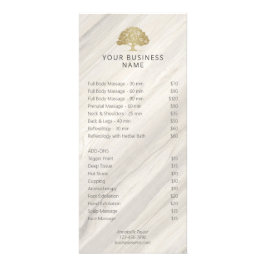 Prijslijstkaart Natuurlijk Saunabeheer Reclamekaart