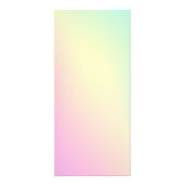 Prijslijstmenu Holografische Pastel voor Estheetic Reclamekaart (Achterkant)