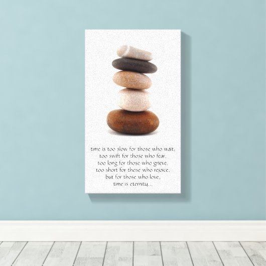 PRIJSOPGAVE; tijdstip... Canvas Afdruk (Insitu (Houten vloer))