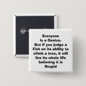 prijsopgave; vierkante button 5,1 cm (Voorkant /achterkant)