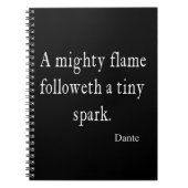  prijsopgave voor dante Mighty Flame Tiny Spark Notitieboek (Voorkant)