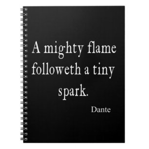  prijsopgave voor dante Mighty Flame Tiny Spark Notitieboek