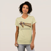 Prijsopgave voor de Waterverf van de zomerGiraffe T-shirt (Voorkant volledig)