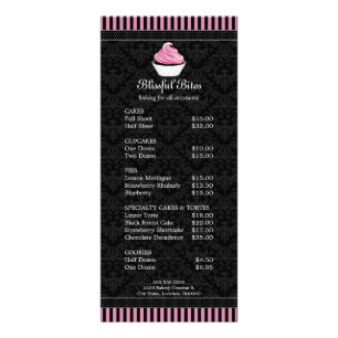 Prijsopgave voor eBay Cupcake Reclamekaart