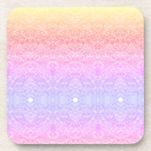 Prijspatroon ombre roze goud paars bier onderzetter