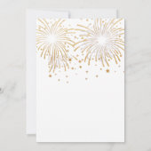 Prijspensioen Gold Black Balloons Champagne Kaart (Achterkant)