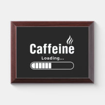 Prijsplaat – “Cafeïne laden…”
