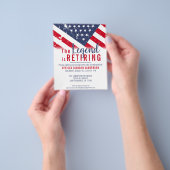 Prijspriotuitnodiging van begrotingspolitiek flyer (Hand)