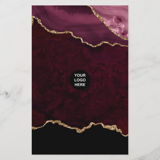 Prijsstelling van edelsteen in Bourgogne en Gold A Flyer (Achterkant)