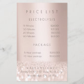 Prijstlijst Roos Glitter Electrolyse2 Flyer (Achterkant)