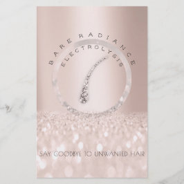 Prijstlijst Roze Glitter Electrolyse2 Flyer