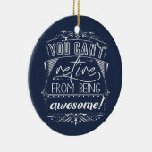 Prijsverhoging Blauw aangepaste retiel Geweldige Keramisch Ornament (Rechts)