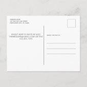 Prijsverhoging van Legend Firefighter Thin Red Lin Uitnodiging Briefkaart (Achterkant)