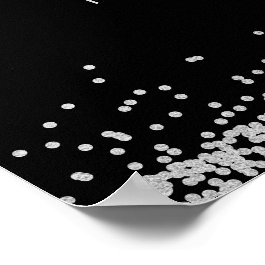 Prijsverschil Poster elegant Silver, Blac (Hoek)