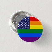 "PRIJSVERVLAG VOOR GAY" RONDE BUTTON 3,2 CM (Voorkant /achterkant)