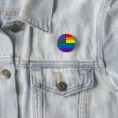 "PRIJSVERVLAG VOOR GAY" RONDE BUTTON 3,2 CM (In situ)
