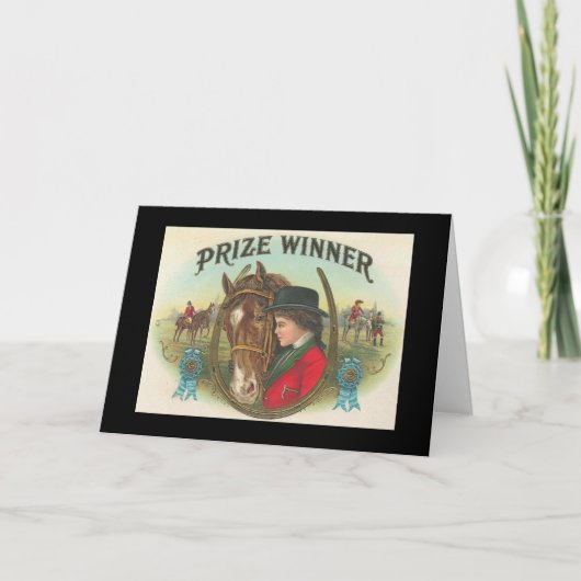 Prijswinnaars feliciteren uw winnaars kaart (Voorkant)