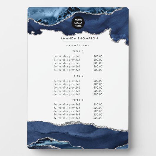 Prijzen en services voor de marine en de Silver Ag Fotoplaat (voorkant)