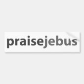 prijzen jebus bumpersticker (Voorkant)