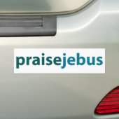 prijzen jebus bumpersticker (Op auto)