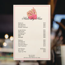 Prijzenlijst l Nagelstylist Schoonheidssalon