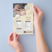 Prijzenlijst Nagelstudio | Manicure Pedicure Flyer (Hand)