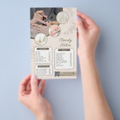 Prijzenlijst Nagelstudio | Manicure Pedicure Flyer (Hand)