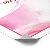 Prijzenlijst Schoonheidssalon voor Nagels Poster (Hoek)