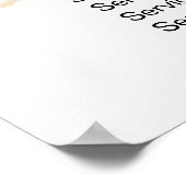 Prijzenlijst Vintage Beauty Salon Poster (Hoek)