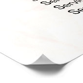 Prijzenlijst Vintage Beauty Salon Poster (Hoek)