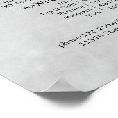 Prijzenlijst Vintage Schoonheidssalon Poster (Hoek)