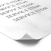 Prijzenlijst Vintage Schoonheidssalon Poster (Hoek)