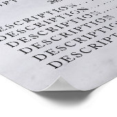 Prijzenlijst Vintage Schoonheidssalon Poster (Hoek)