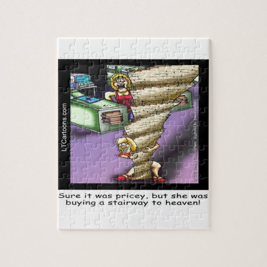 Prijzige Hemelse Trap Grappig Legpuzzel (Verticaal)