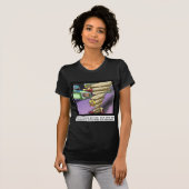 Prijzige Hemelse Trap Grappig T-shirt (Voorkant volledig)