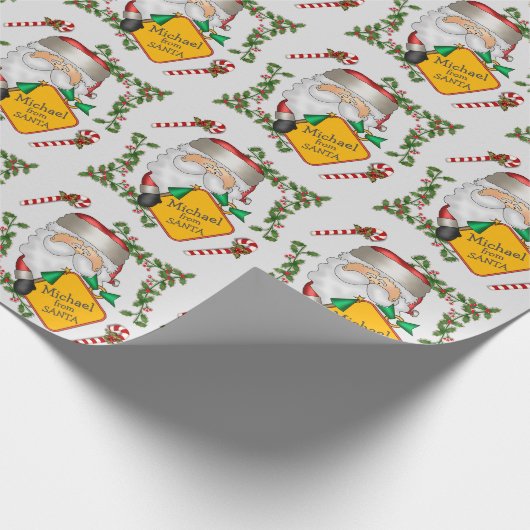 Prikbord Aangepast vanaf Kerstmis Cadeaupapier (Hoek)