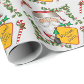 Prikbord Aangepast vanaf Kerstmis Cadeaupapier (Rol Hoek)