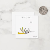    Prikbriefkaarten Notitiekaartje (Voorkant / Achterkant in situ)