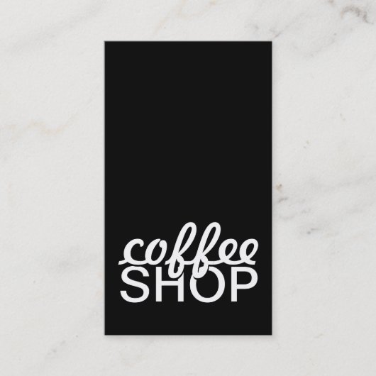 prikkaart koffiewinkel klantenkaartje (Voorkant)