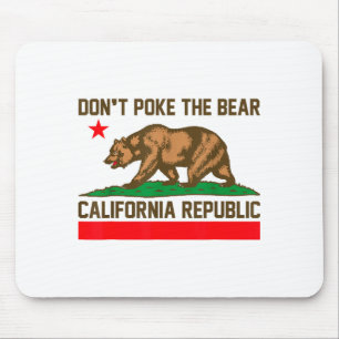 Prikkel niet beren californië republiek californië muismat