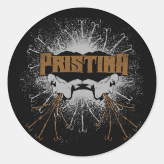 prikkelbaar ronde sticker